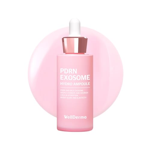WELLDERMA PDRN Exosome Hydro Ampoule, 30ml – Lightweight Moisture Serum with Niacinamide, Peptides & Collagen Complex for Skin Revitalization