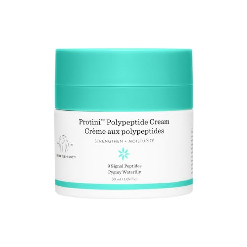 Drunk Elephant Protini Polypeptide Cream - 50 ml/1.69 fl oz - Firming Moisturizer - Clean Clinical Skincare - Cruelty-Free - Dermatologist-Tested - Free of Essential Oils, Silicones, and Fragrance