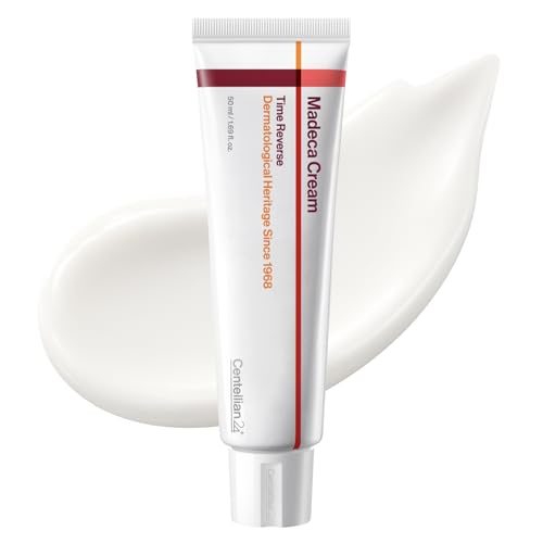 CENTELLIAN 24 Madeca Cream Time Reverse (1.69 fl oz) - TECA Centella Asiatica Glow Face Cream Moisturizer, Hydrating, Firming, Smoother Even-Looking Skin, Helps Improve Skin Elasticity,Korean Skincare