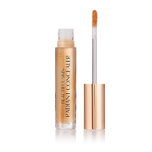 Charlotte Tilbury Beautiful Skin Concealer - Under Eye Concealer & Color Corrector for Dark Circles - Hydrating, Medium-Buildable Coverage with a Radiant, Natural-Looking Finish - 7.5 Medium