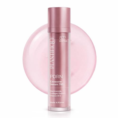 PLANTIFIQUE PDRN Exosome Reedle Shot Serum 700 PPM – Korean Skin Care Microneedling Face Moisturizer – Niacinamide, Collagen, Hyaluronic Acid, Centella – Anti Aging for Skin Barrier Repair, Glass Skin
