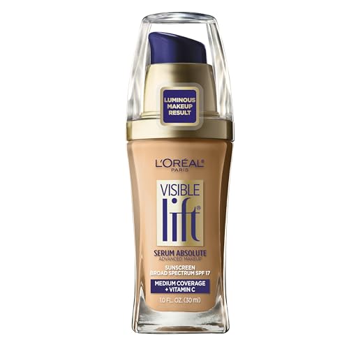 L'Oreal Paris Visible Lift Serum Absolute Foundation, Buff Beige, 1 Ounce