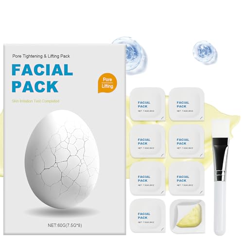 Kubot Zombie Face Mask Peel Off, Pore Tightening & Lifting Pack, Hydrating Zombie mask, Facial Mask Care, Anti-Aging, Anti-Wrinkles for All Types (1 Box, 8ea)