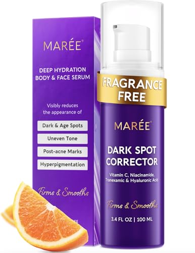 MAREE Dark Spot Remover for Face and Body – Dark Spot Corrector Serum – Hyperpigmentation, Melasma, Sun & Age Spots – Black & Brown Spot Remover for Women – Crema para Manchas Oscuras en la Cara