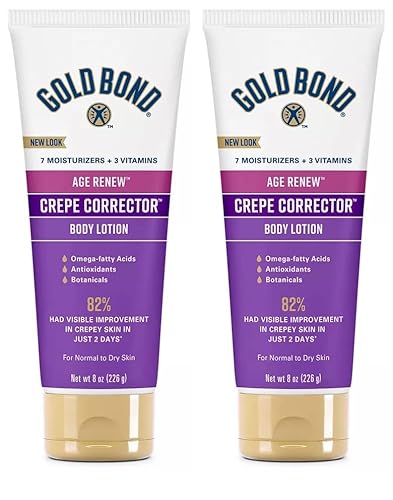 Gold Bond Ultimate Crepe Corrector 8 oz, Age Defense Smoothing Concentrate Skin Therapy Lotion (Pack of 2)