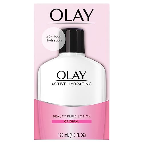 Olay Active Hydrating Beauty Fluid, Original, 4 Fl Oz (Pack of 1)